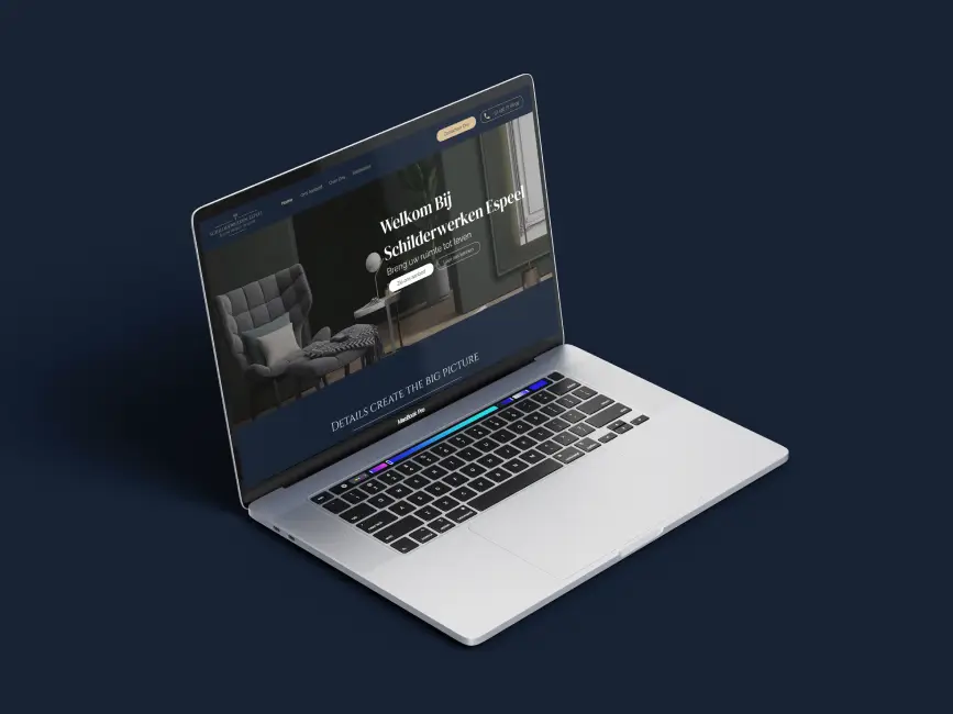 Websiteproject voor Schilderwerken Espeel